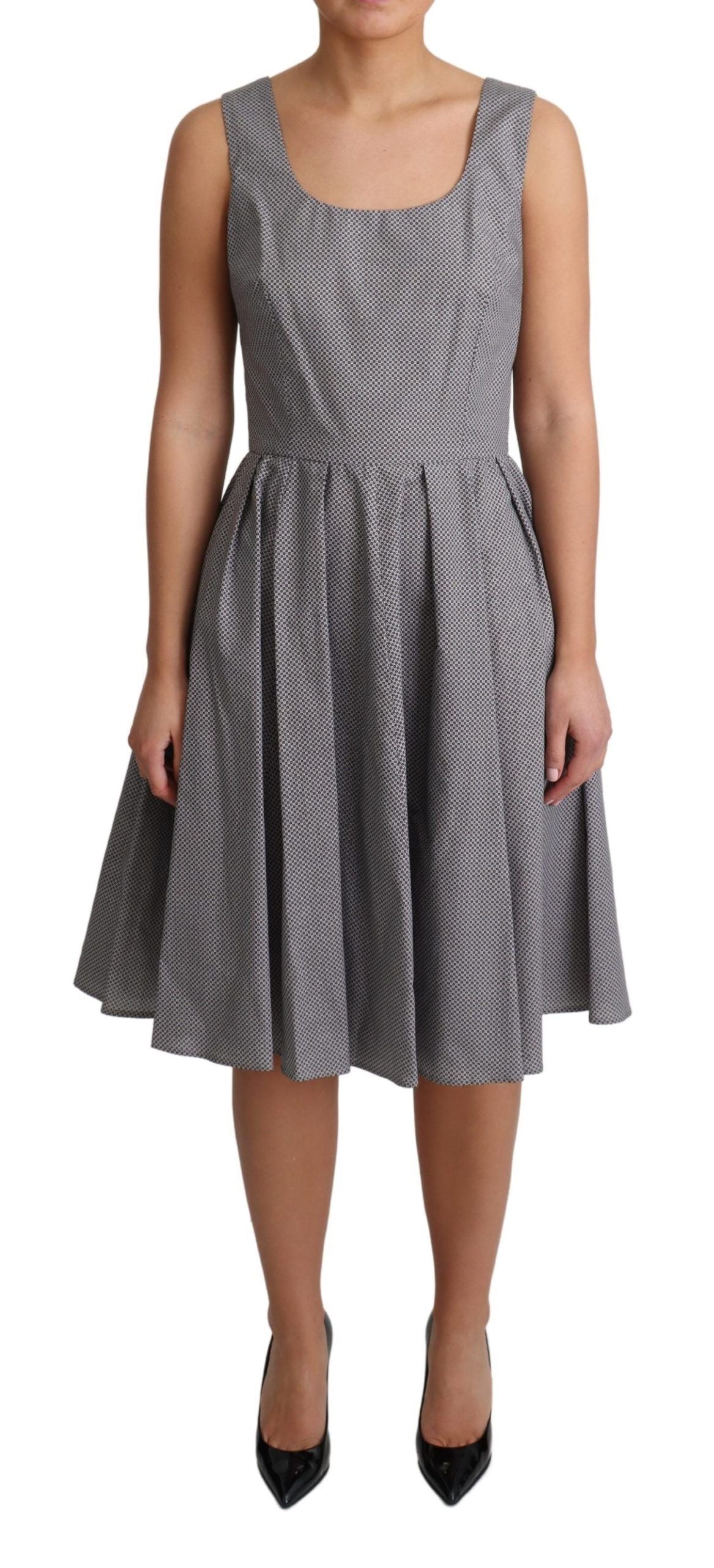 Dolce & Gabbana Sleeveless Geometric A-Line Women's Dress