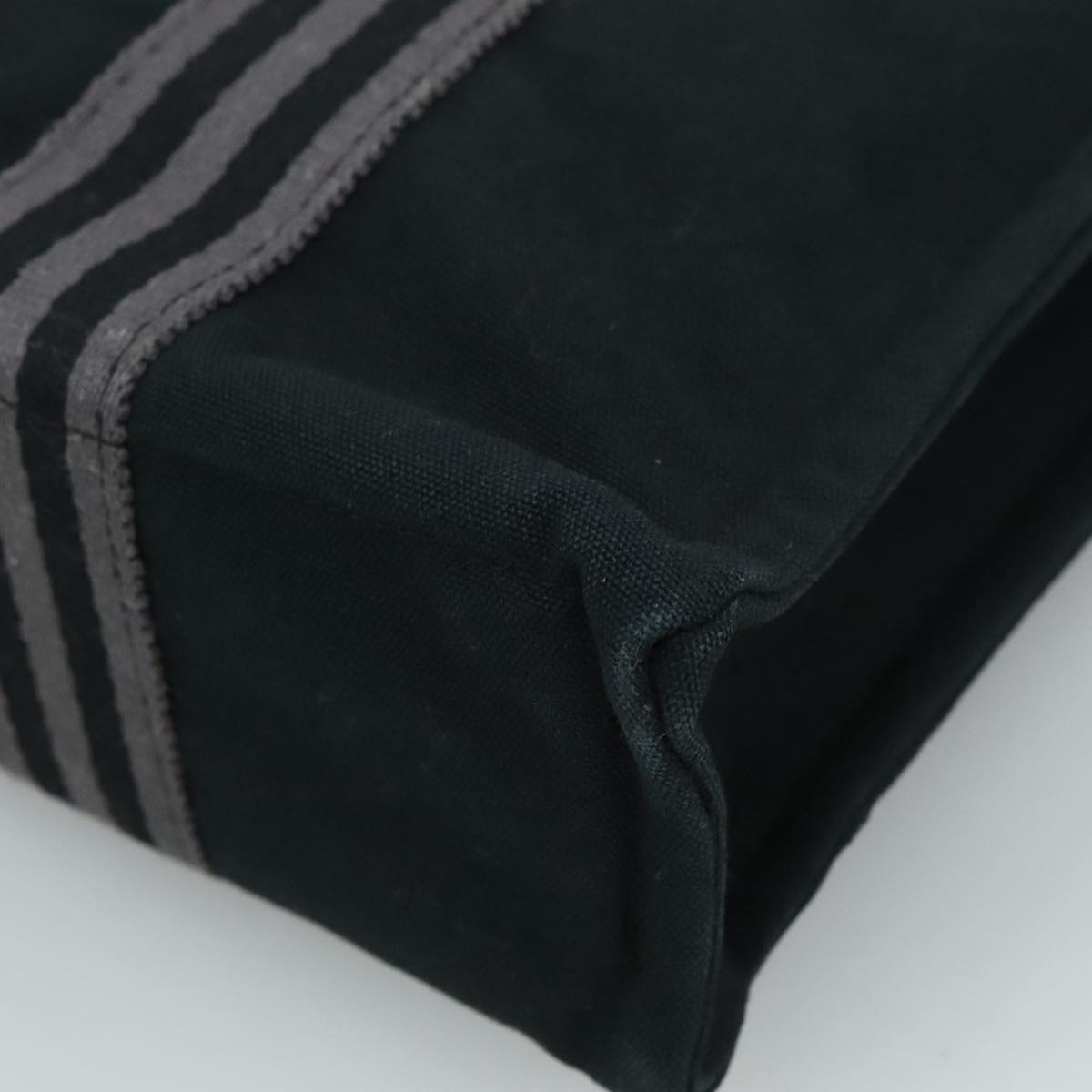 Hermès Fourre Tout Black Canvas Tote Bag (Pre-Owned)