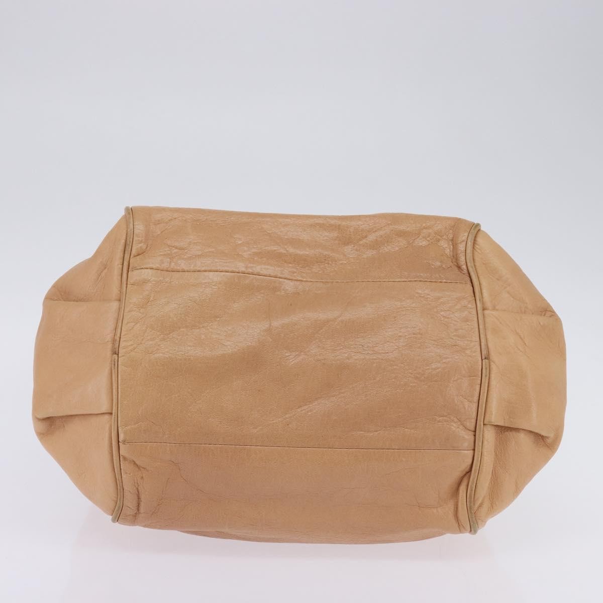 Chloe Ethel Leather Beige Leather Handbag (Pre-Owned)