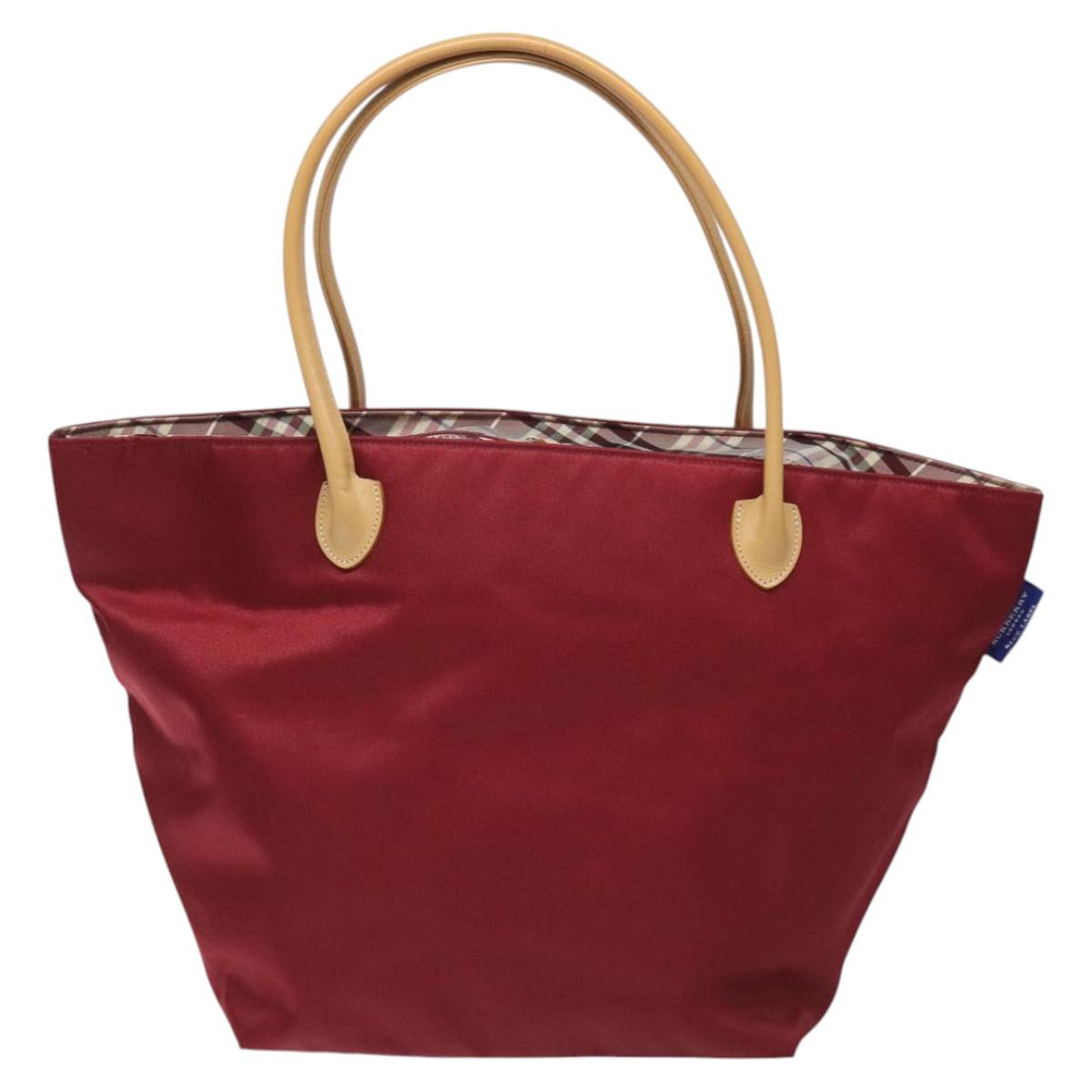 Burberry Blue Label Red Synthetic Tote Bag (Pre-Owned)