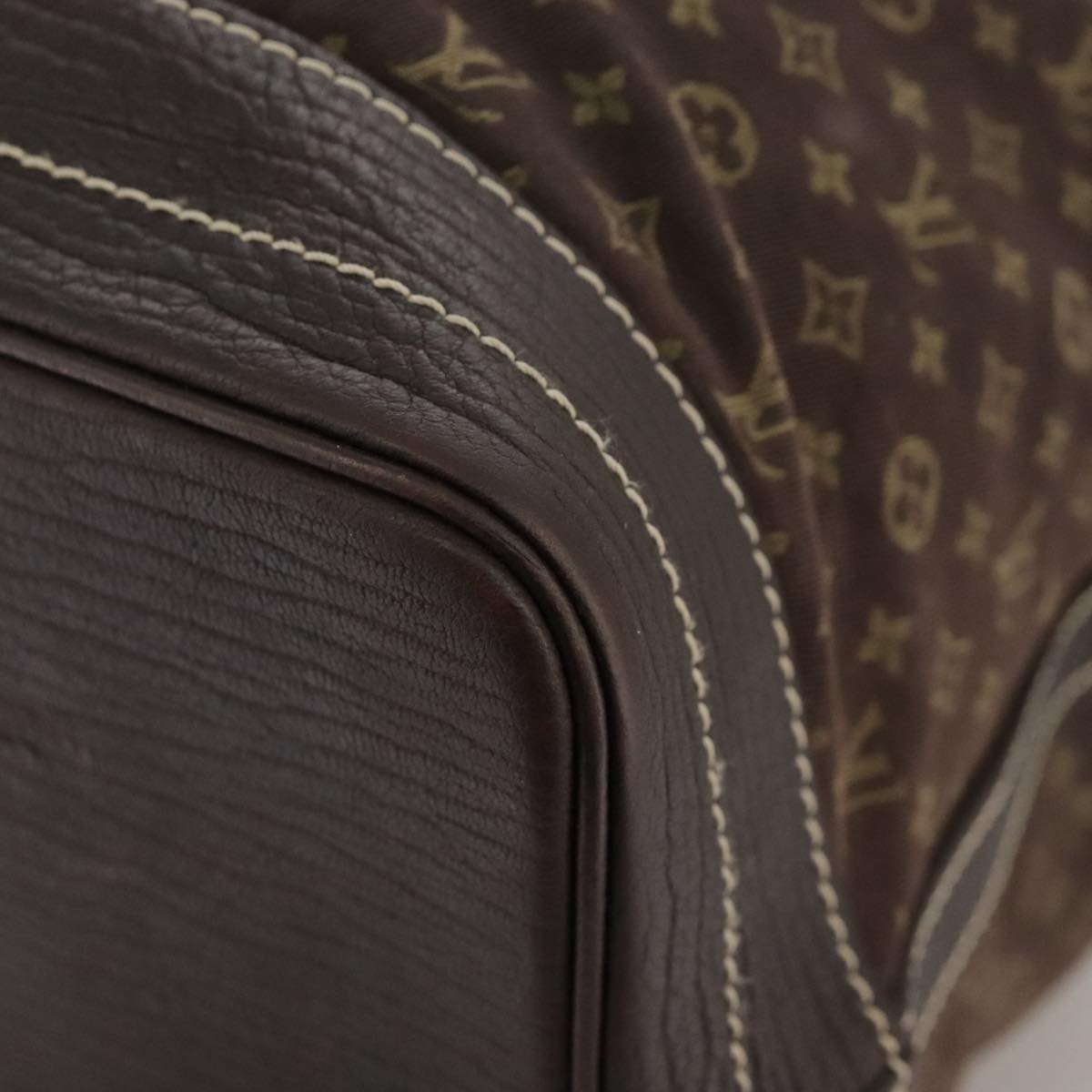 Louis Vuitton Noe Brown Canvas Shoulder Bag (Pre-Owned)