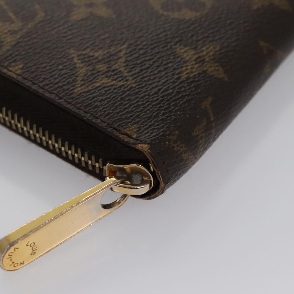 Louis Vuitton Zippy Wallet Brown Canvas Wallet (Pre-Owned)