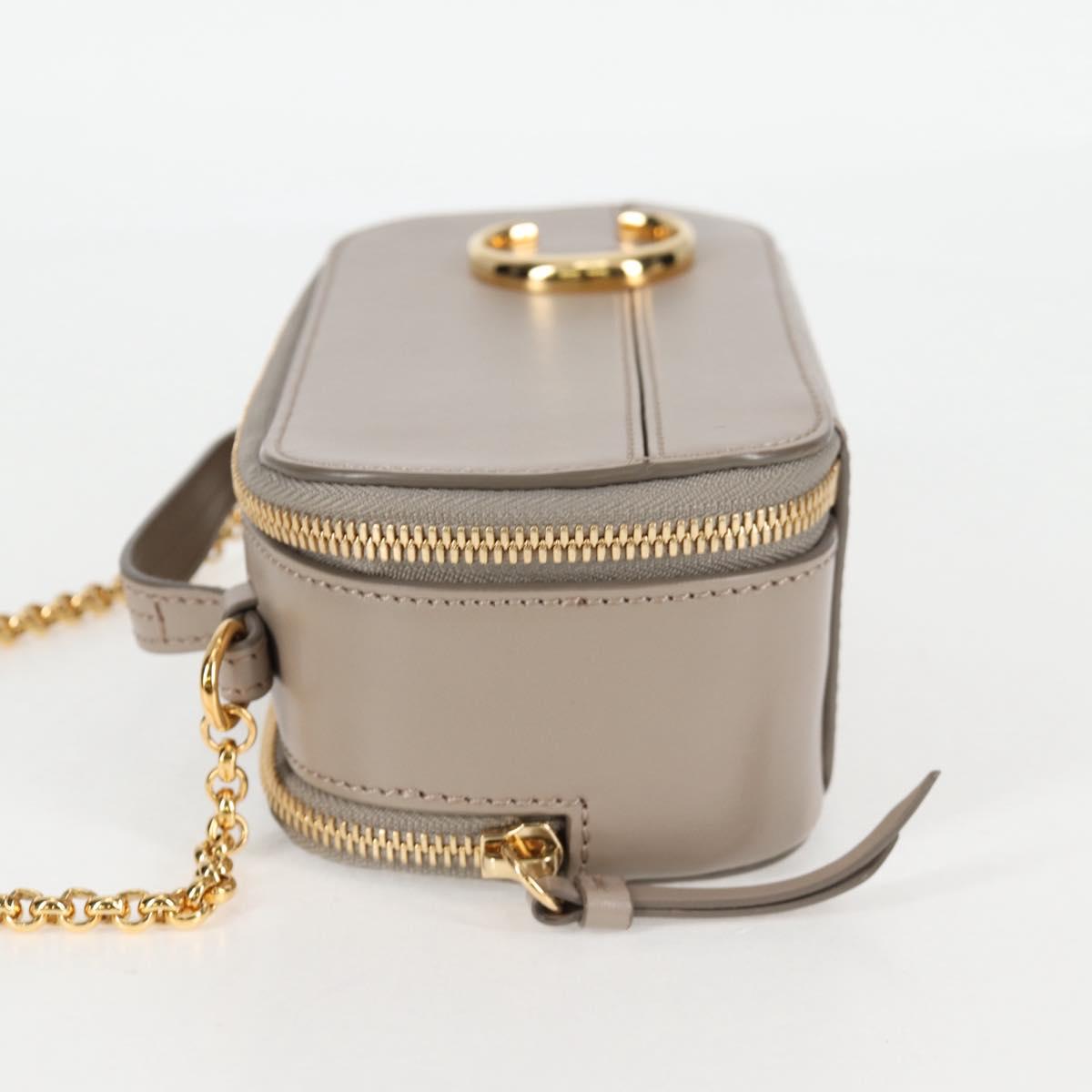 Chloé C Beige Leather Shoulder Bag (Pre-Owned)