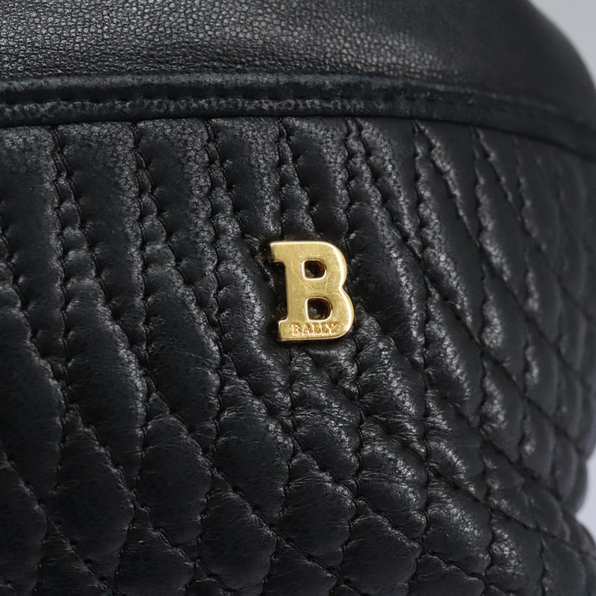 Bally Black Leather Handbag (Pre-Owned)