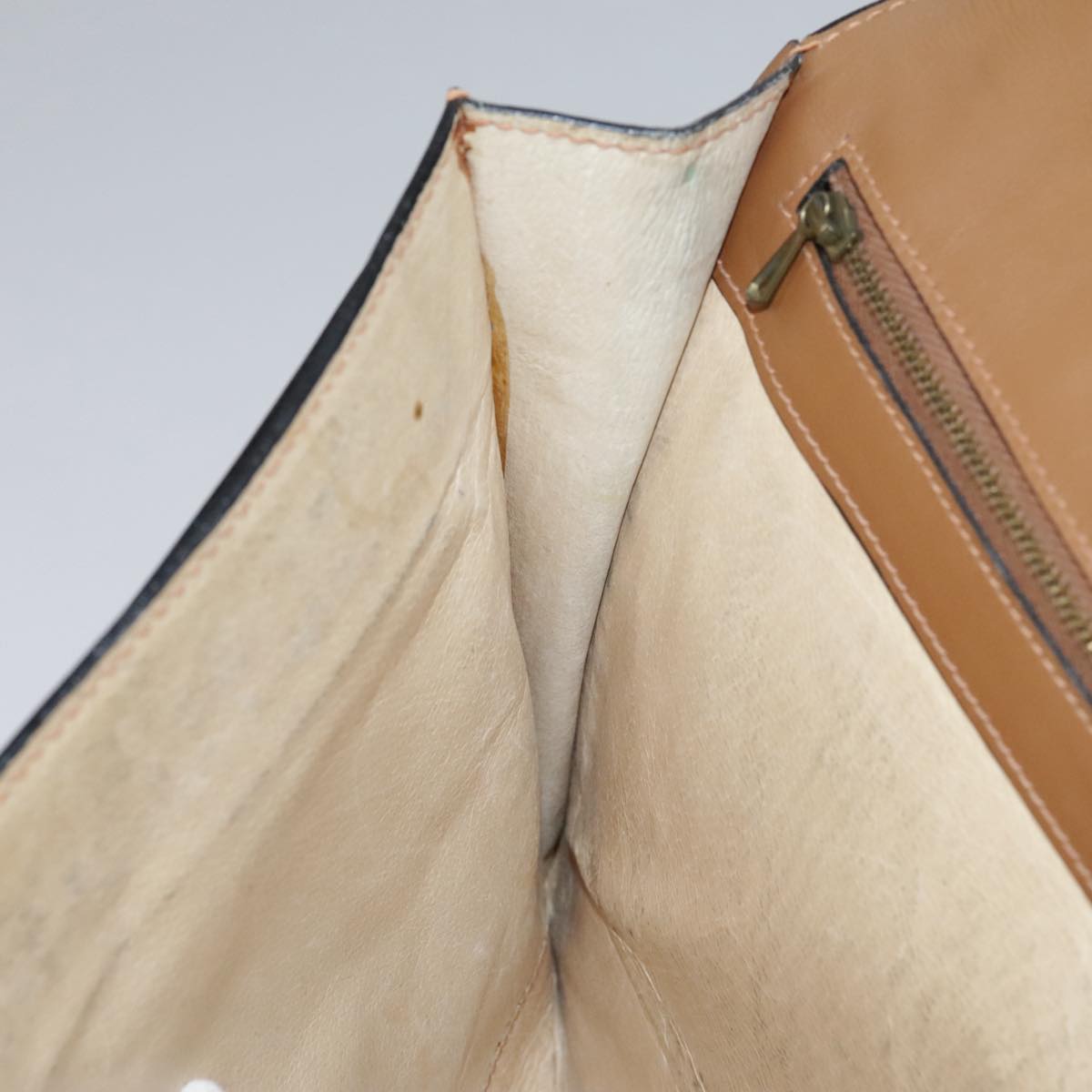 Gucci Micro Small Gg Canvas Beige Canvas Clutch Bag (Pre-Owned)