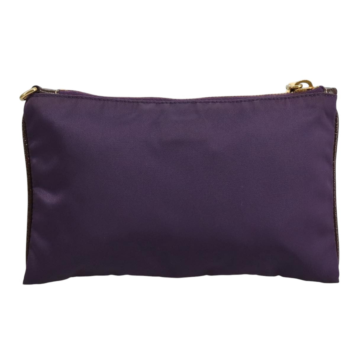 Prada Purple Synthetic Clutch Bag (Pre-Owned)
