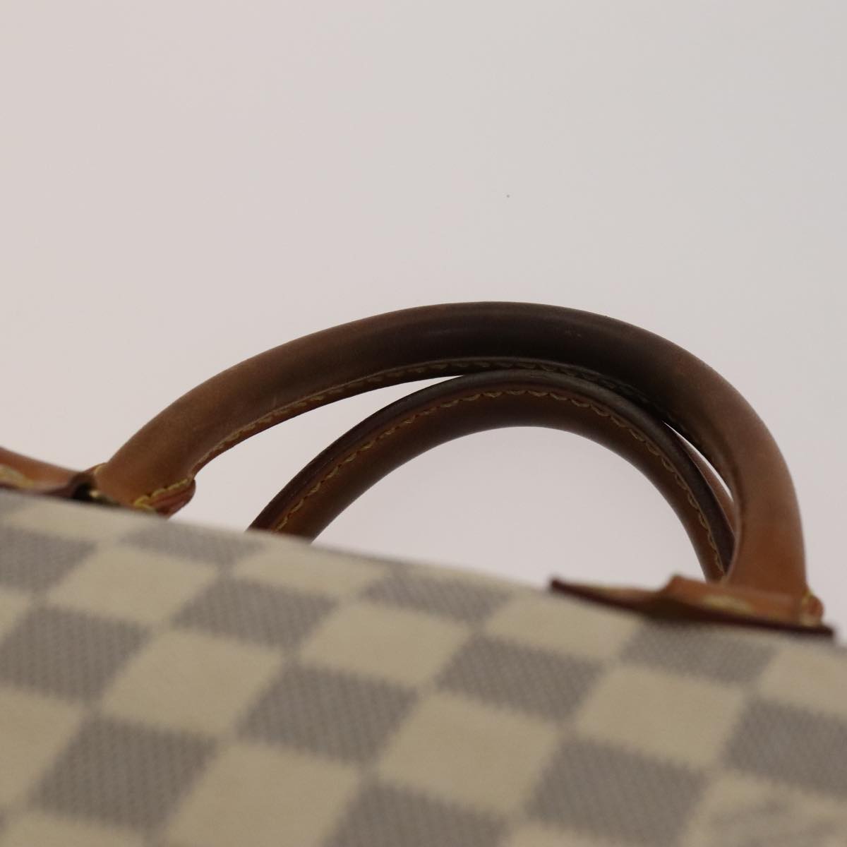 Louis Vuitton Speedy 35 White Canvas Handbag (Pre-Owned)