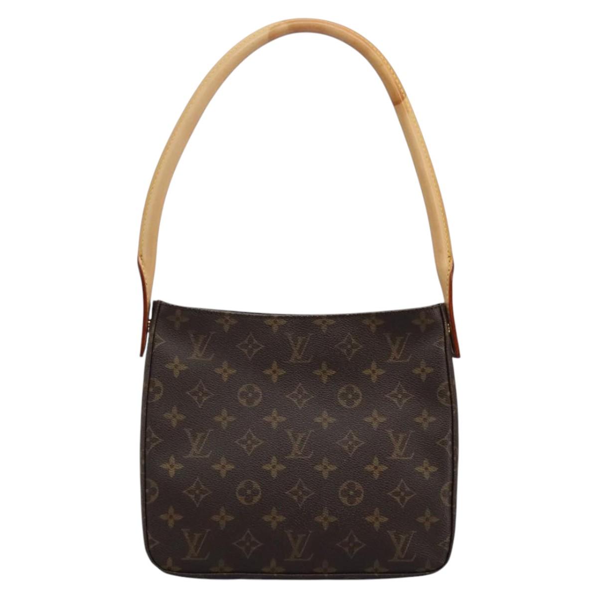 Louis Vuitton Looping Mm Brown Canvas Shoulder Bag (Pre-Owned)