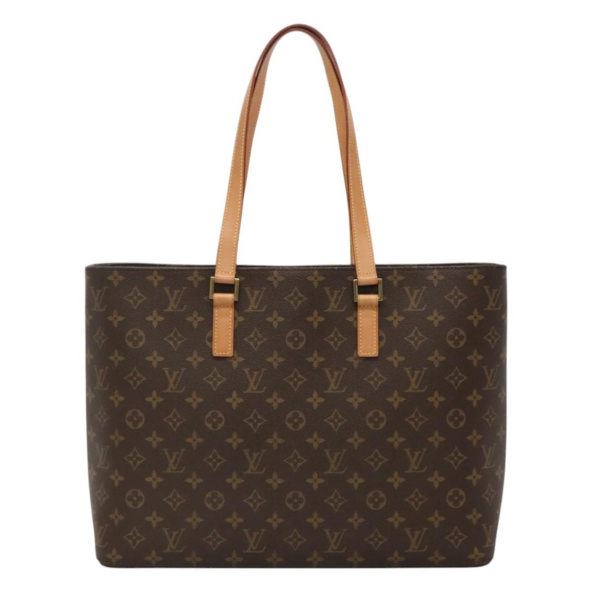 Louis Vuitton Luco Brown Canvas Tote Bag (Pre-Owned)