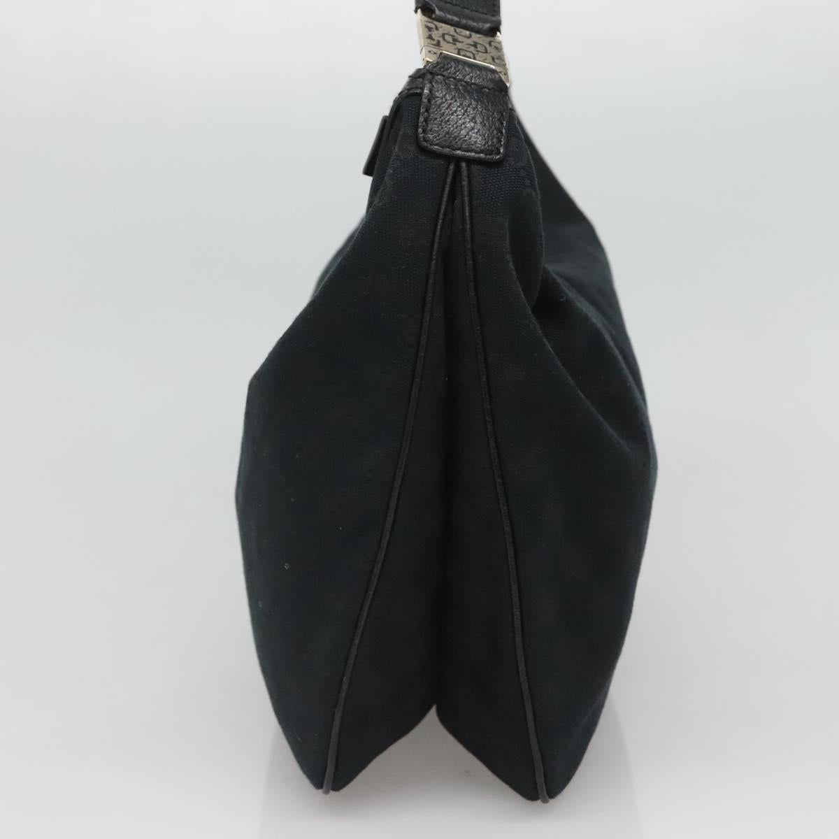 Gucci Gg Canvas Black Canvas Clutch Bag (Pre-Owned)