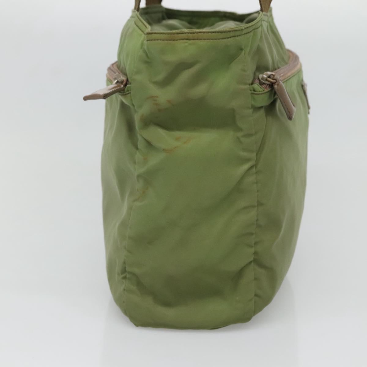 Prada Re-Nylon Khaki Nylon Shoulder Bag (Pre-Owned)