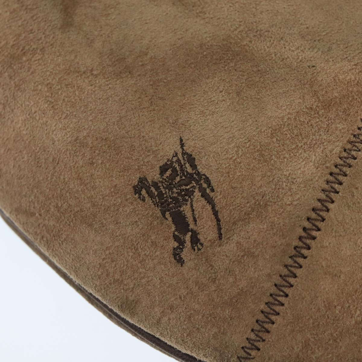 Burberry Blue Label Beige Suede Shoulder Bag (Pre-Owned)