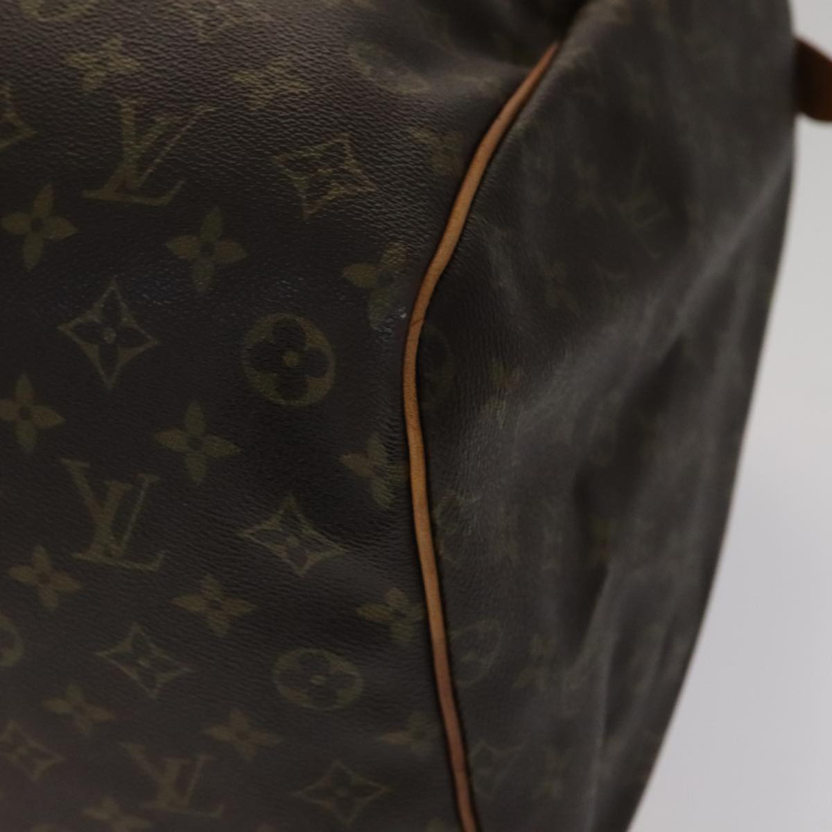 Louis Vuitton Keepall 60 Brown Canvas Travel Bag (Pre-Owned)