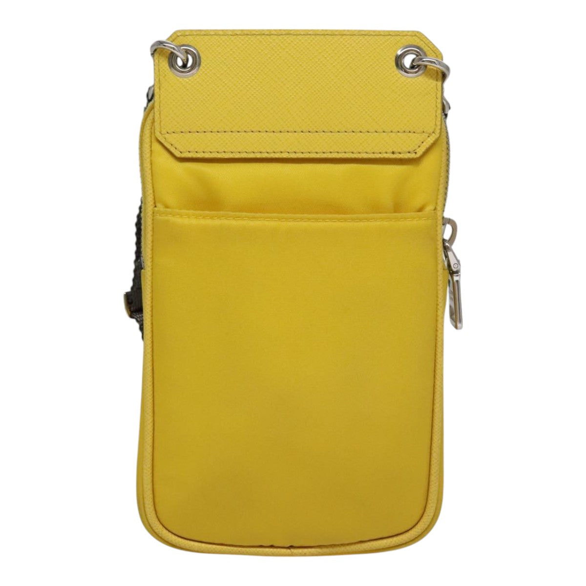 Prada Yellow Synthetic Shoulder Bag (Pre-Owned)