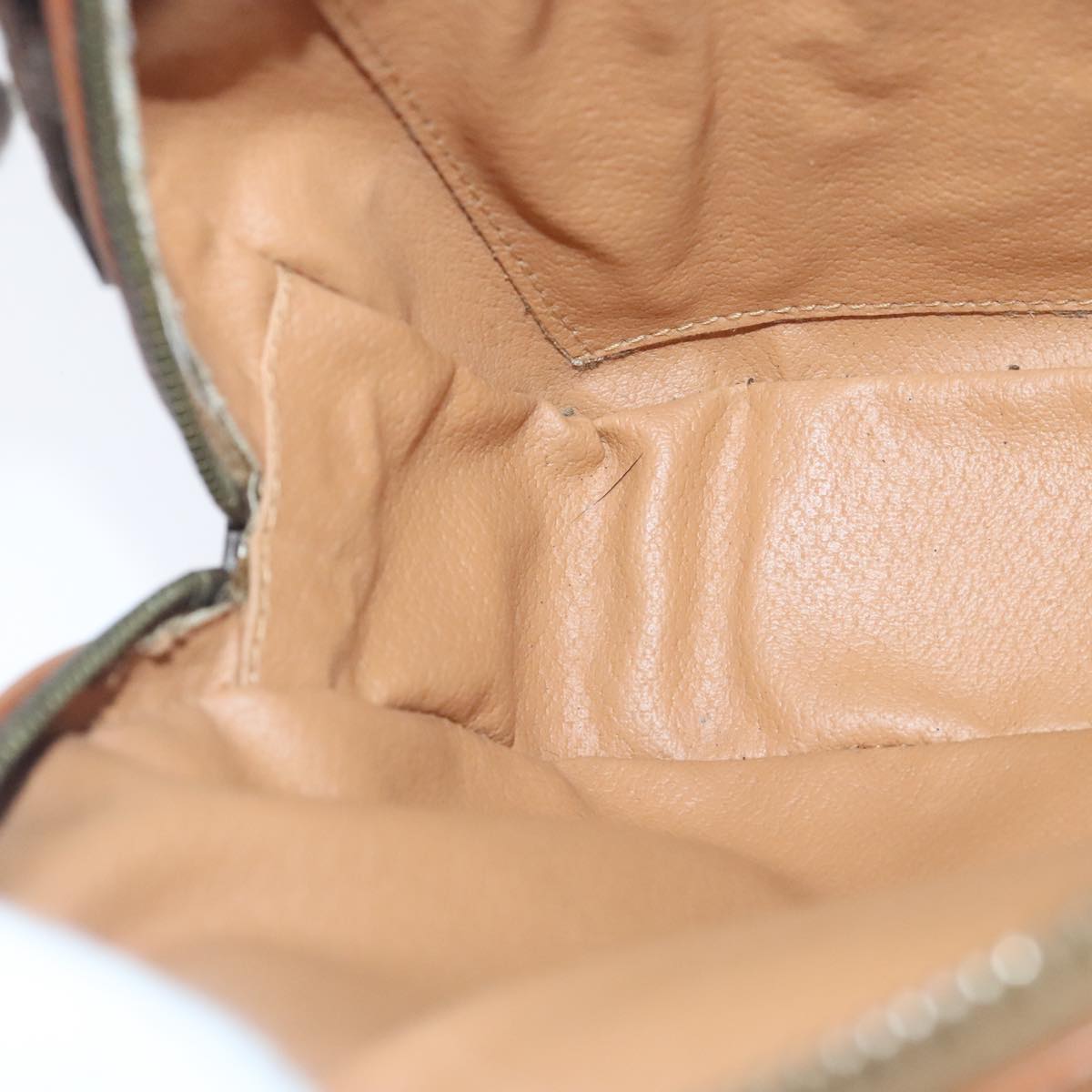 Céline Brown Canvas Shoulder Bag (Pre-Owned)
