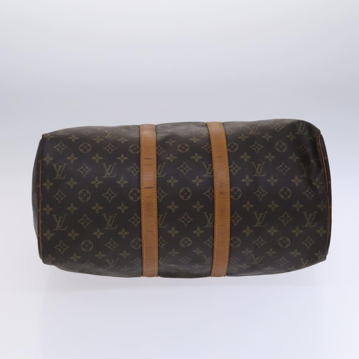 Louis Vuitton Keepall 45 Brown Canvas Travel Bag (Pre-Owned)