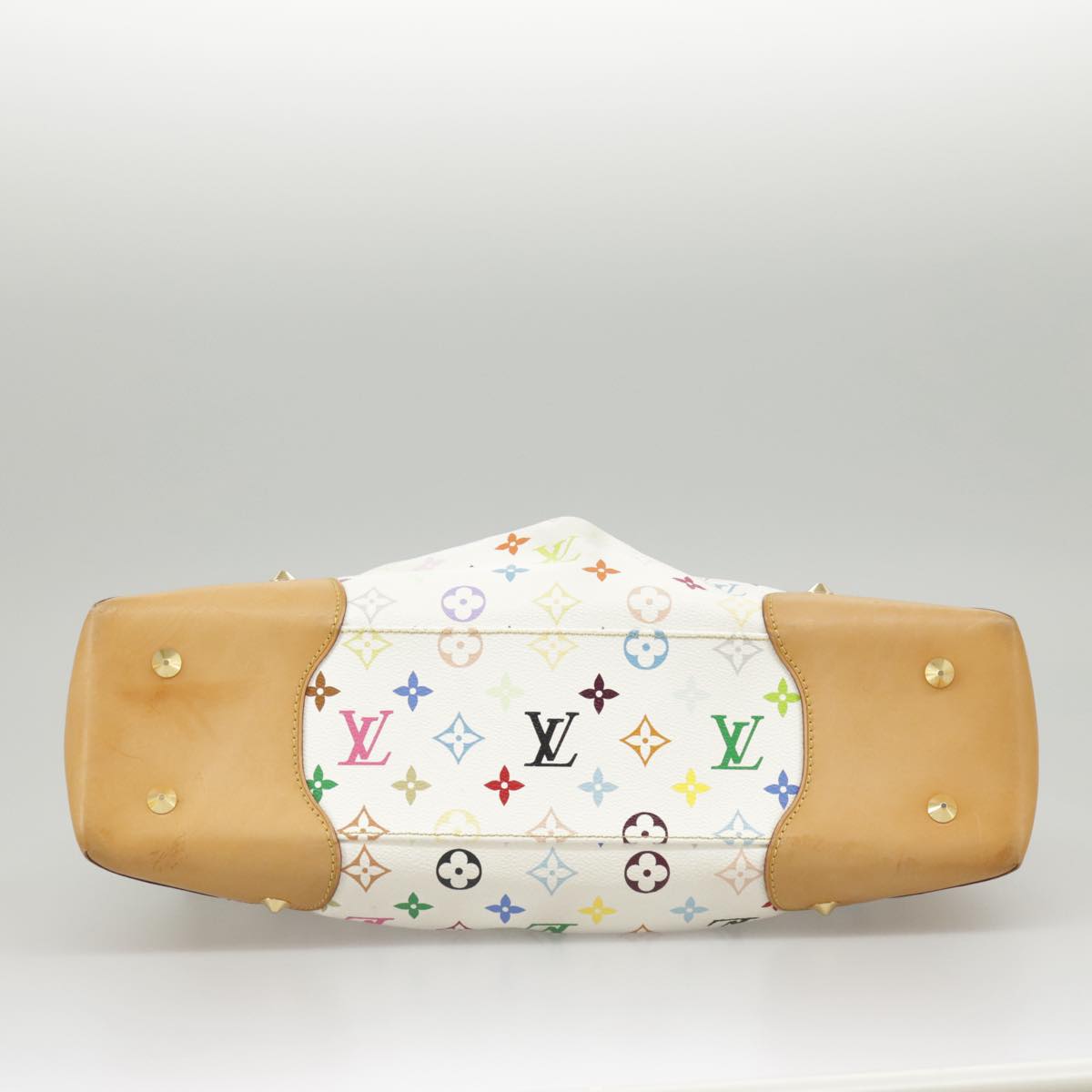 Louis Vuitton Judy White Canvas Shoulder Bag (Pre-Owned)