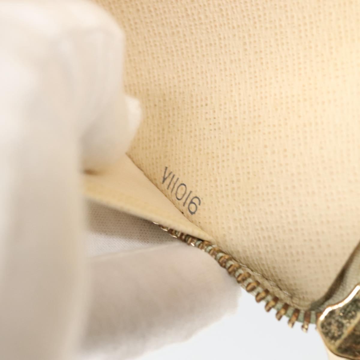 Louis Vuitton Zippy Organizer White Canvas Wallet (Pre-Owned)