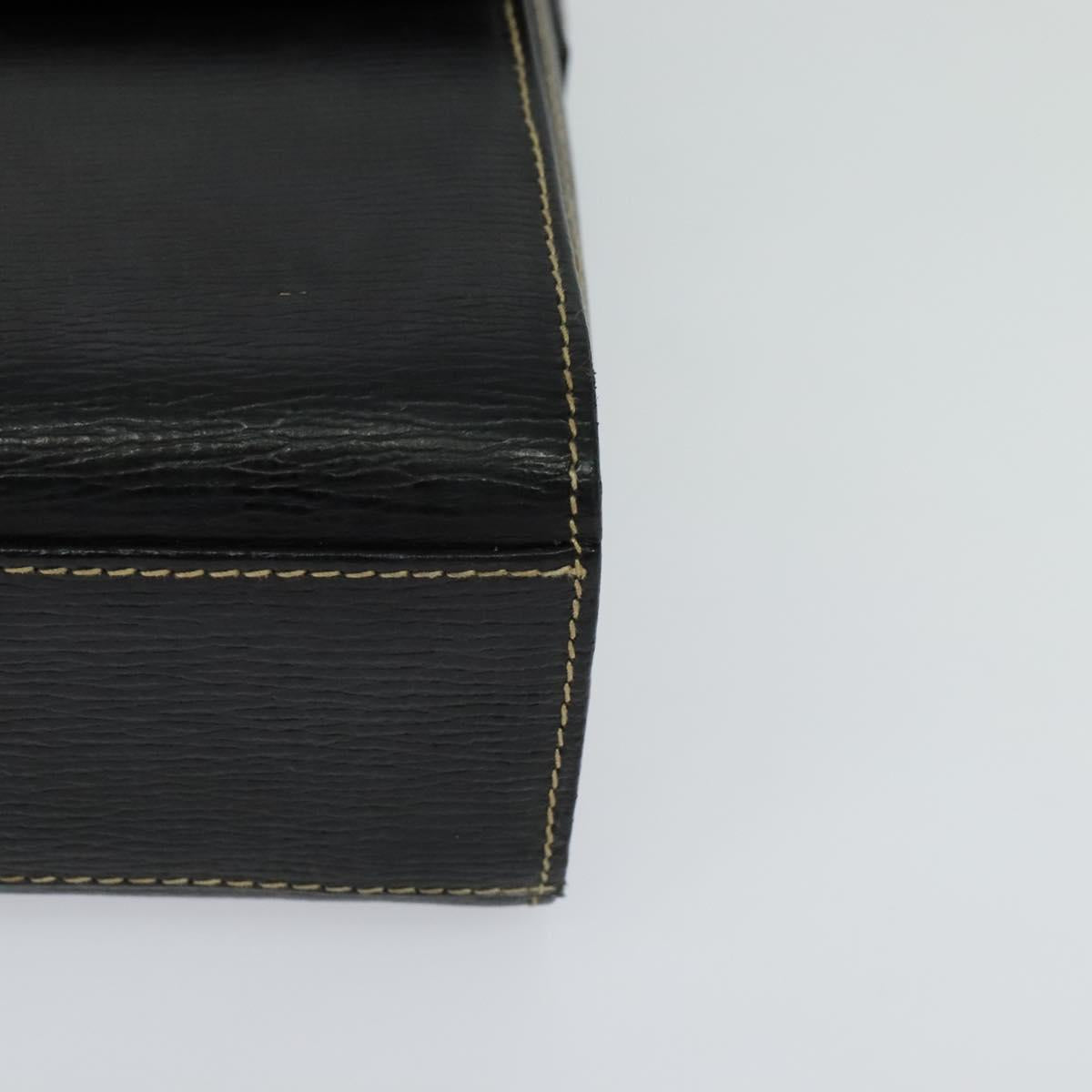 Céline Triomphe Vintage Black Leather Shoulder Bag (Pre-Owned)