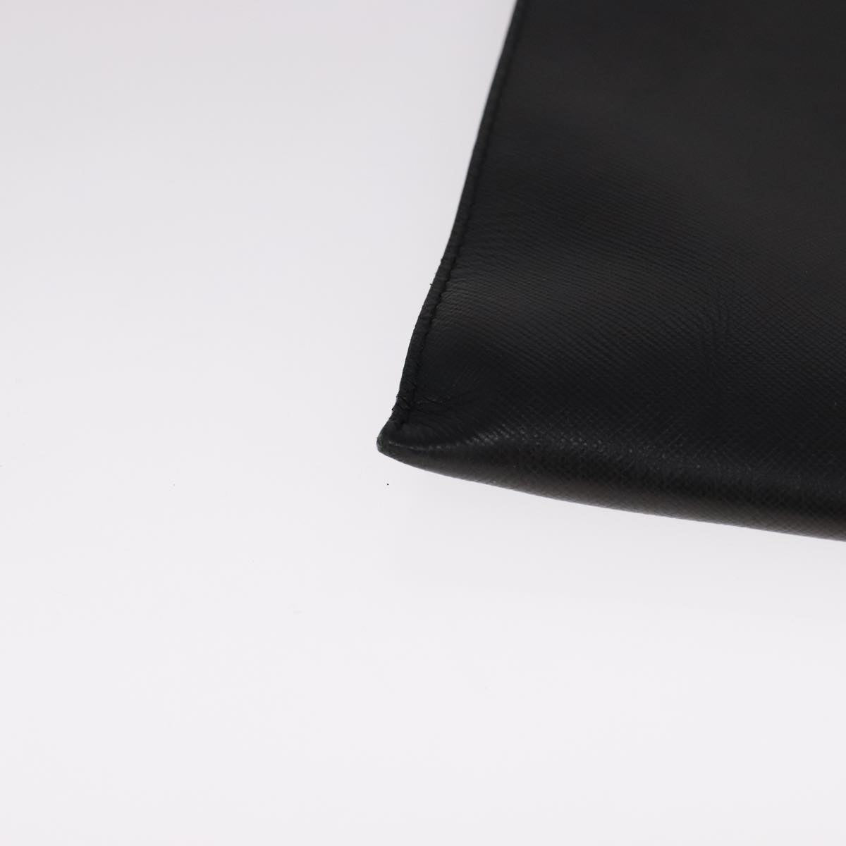 Prada Black Leather Clutch Bag (Pre-Owned)
