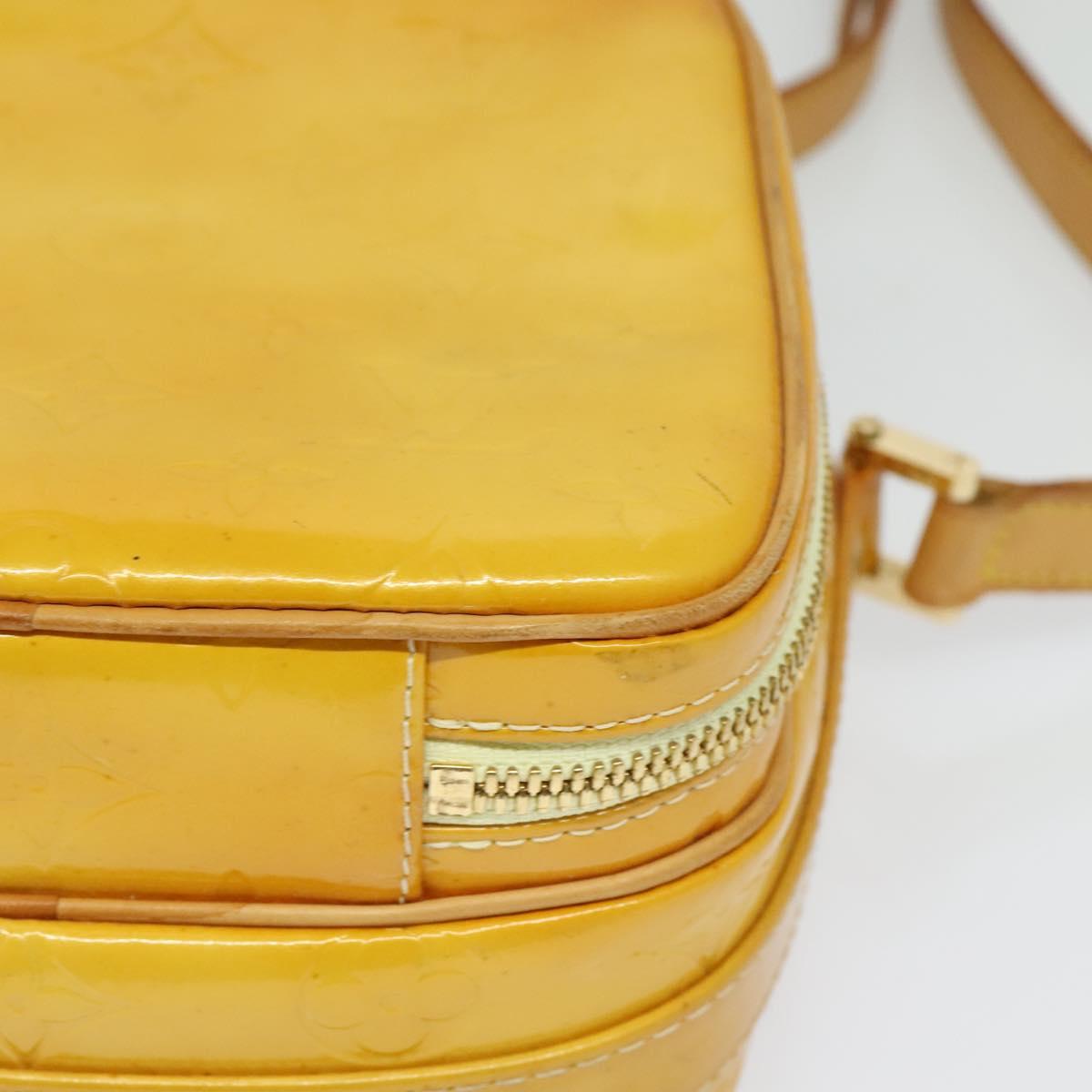 Louis Vuitton Wooster Yellow Patent Leather Shoulder Bag (Pre-Owned)