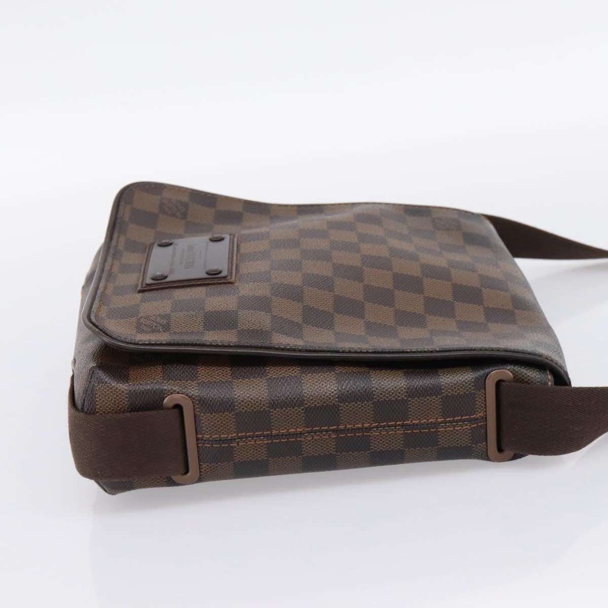 Louis Vuitton Brooklyn Damier Brown Canvas Shoulder Bag Bag (Pre-Owned)