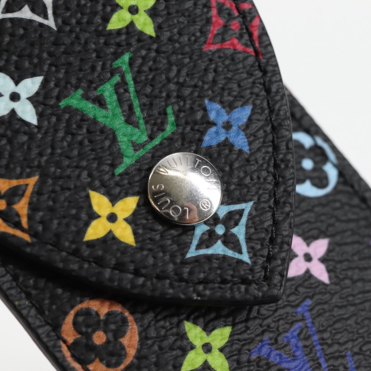 Louis Vuitton Etui À Stylo Canvas Black Canvas Clutche & Pouche Bag (Pre-Owned)