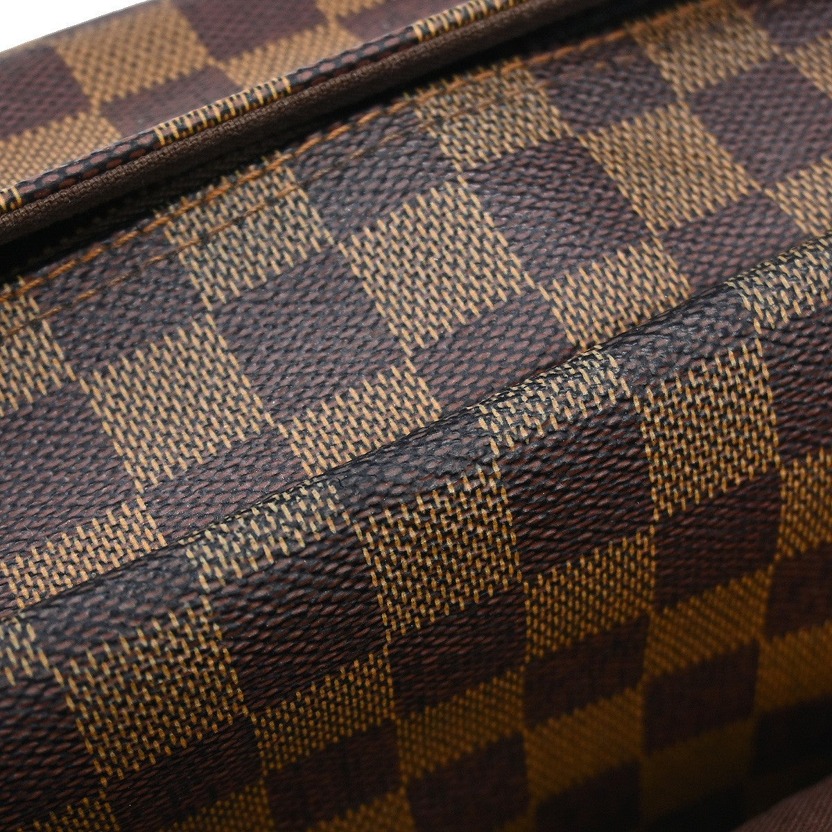 Louis Vuitton Naviglio Damier Brown Canvas Shoulder Bag Bag (Pre-Owned)
