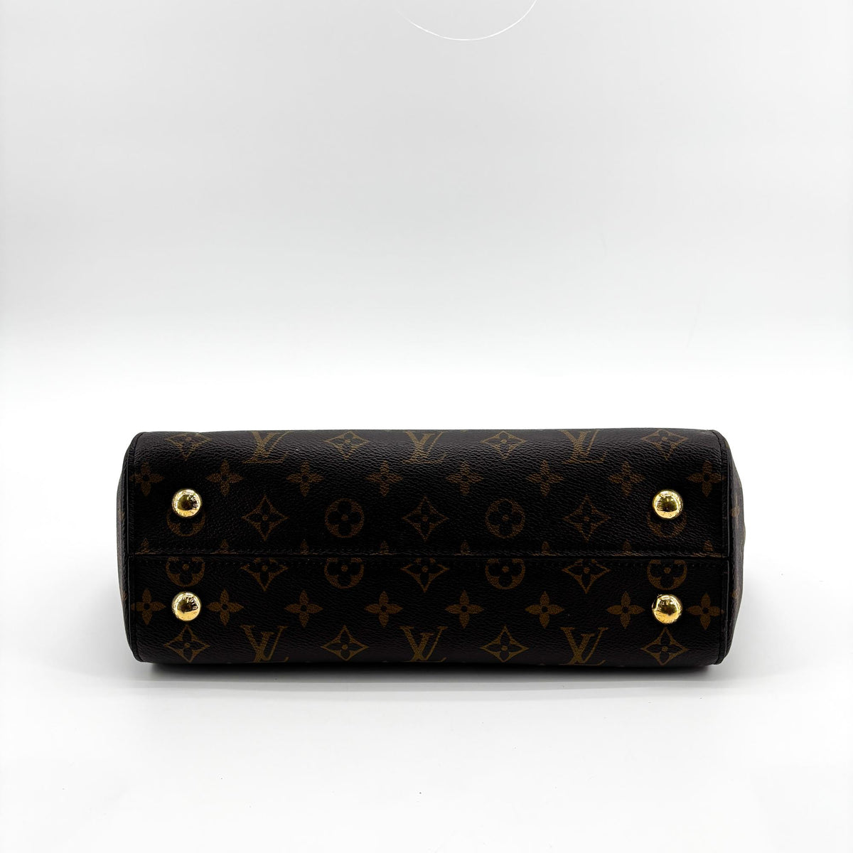 Louis Vuitton Cluny Top Handle Monogram Canvas Brown Canvas Handbag (Pre-Owned)