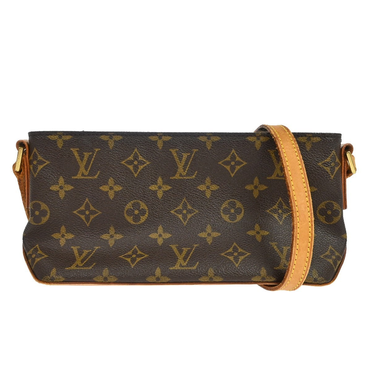 Louis Vuitton Trotteur Monogram Canvas Brown Canvas Shoulder Bag Bag (Pre-Owned)