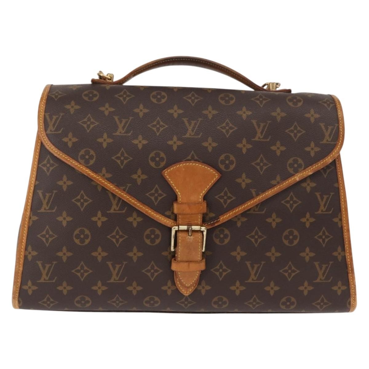 Louis Vuitton Beverly Monogram Canvas Brown Canvas Briefcase Bag (Pre-Owned)