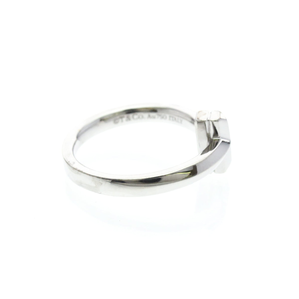Tiffany & Co. T One Ring / Diamond White Gold / Diamond Silver White_Gold Ring Jewelry (Pre-Owned)