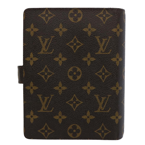 Louis Vuitton Agenda Cover Brown Cashmere Wallet  (Pre-Owned)