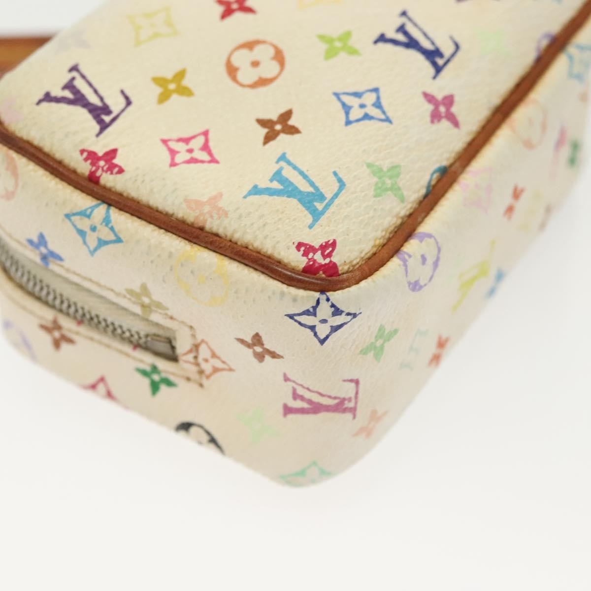 Louis Vuitton Wapity Trousse Monogram Multicolor White Canvas Clutche & Pouche Bag (Pre-Owned)