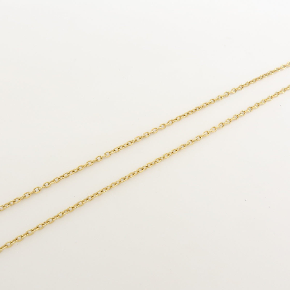 Christian Dior Cd Heart Metal Gold Metal Necklace Jewelry (Pre-Owned)