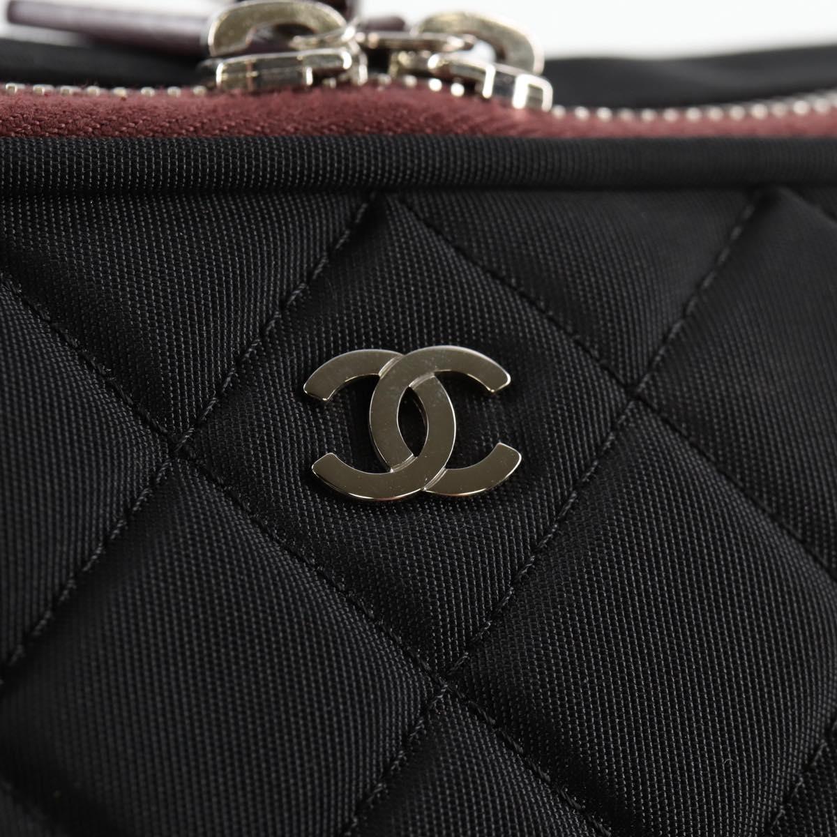 Chanel Cc Black Nylon Clutch Bag (Pre-Owned)