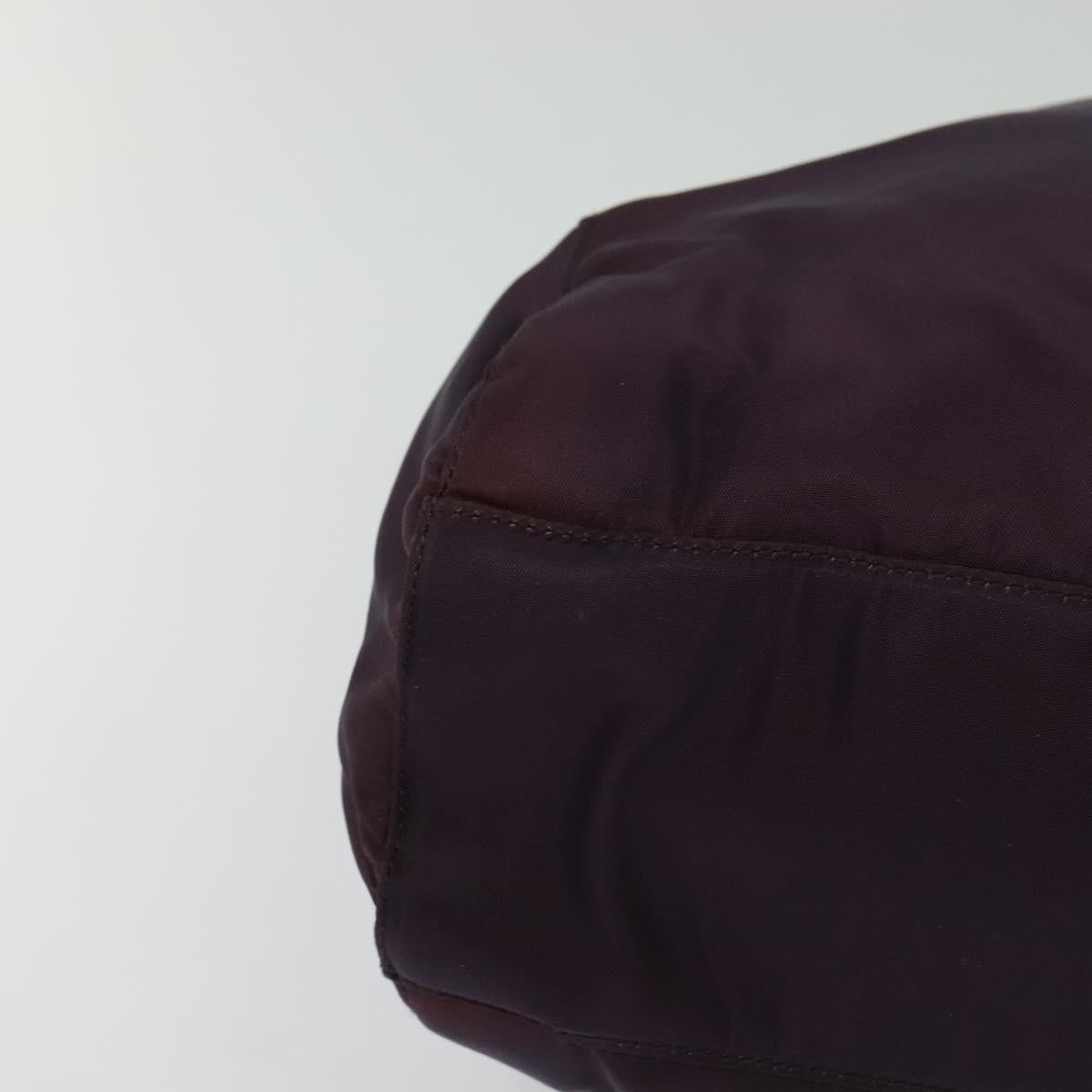 Prada Tessuto Purple Nylon Shoulder Bag (Pre-Owned)
