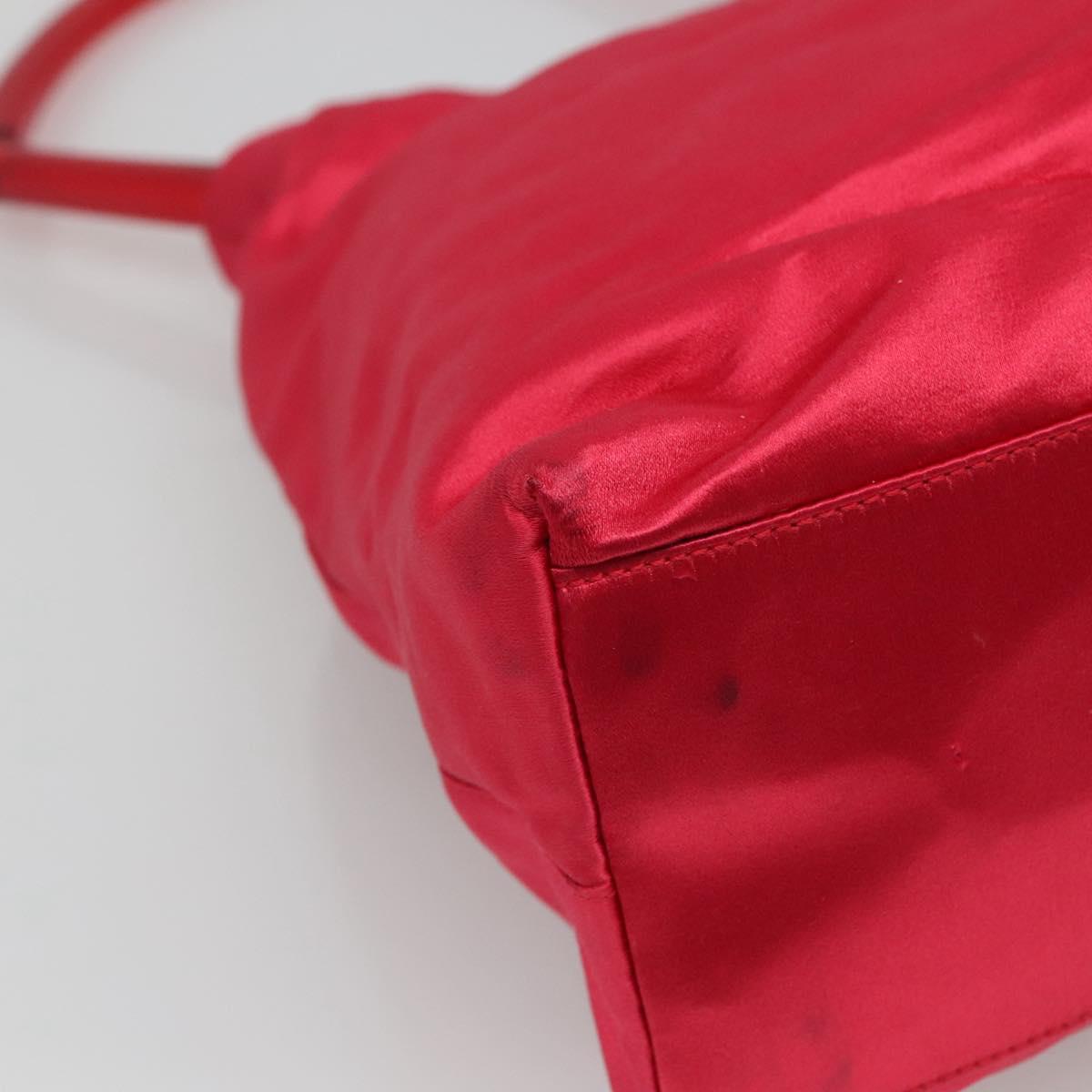 Prada Tessuto Pink Synthetic Shoulder Bag (Pre-Owned)
