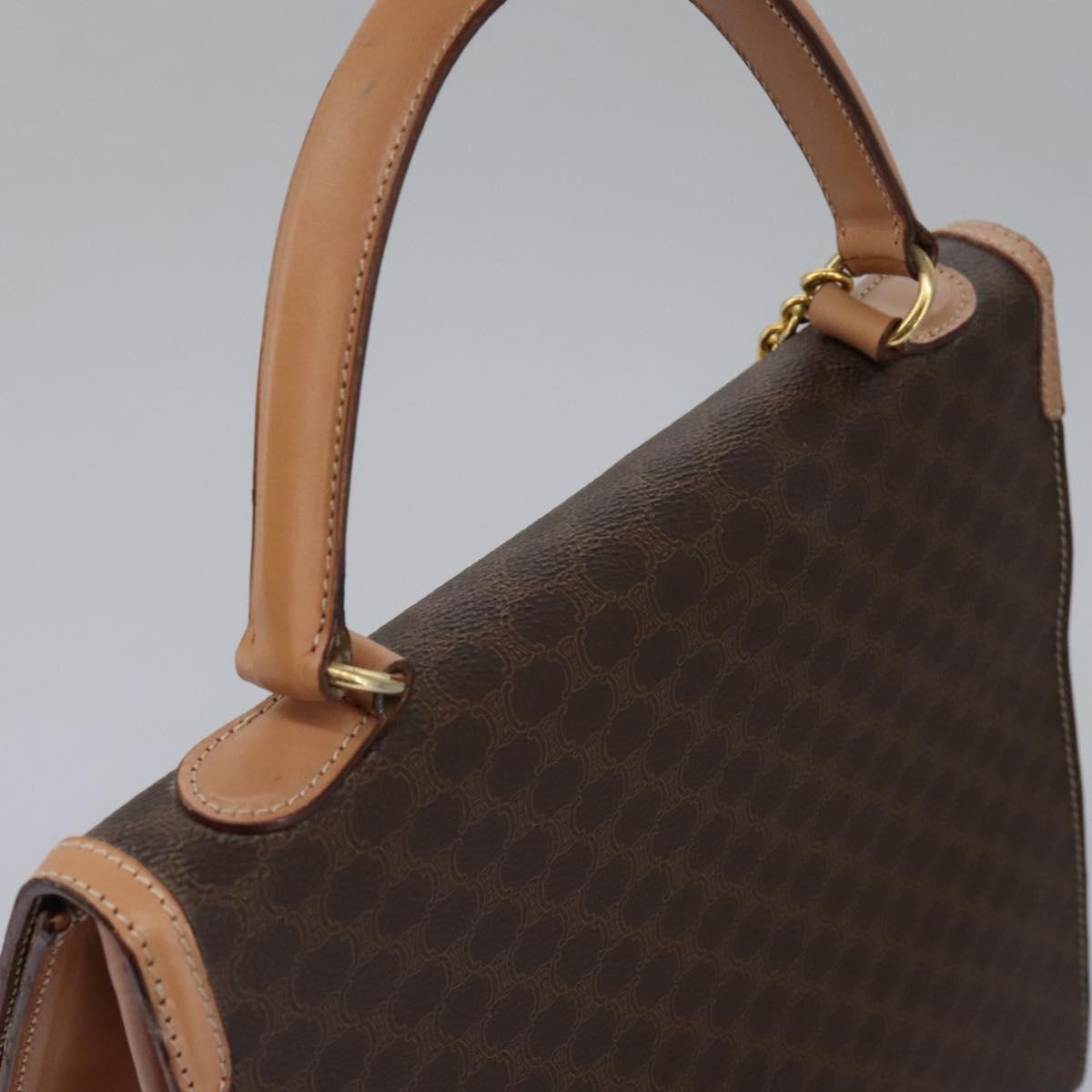 Céline Macadam Brown Canvas Handbag (Pre-Owned)