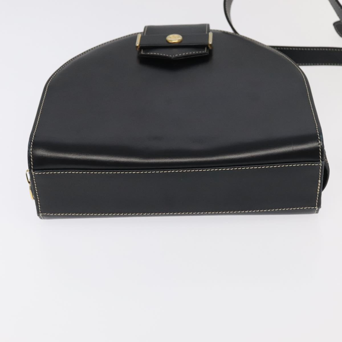 Dior Cd Black Leather Shoulder Bag (Pre-Owned)