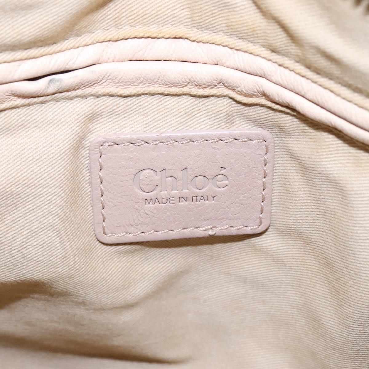Chloé Paraty Beige Leather Handbag (Pre-Owned)