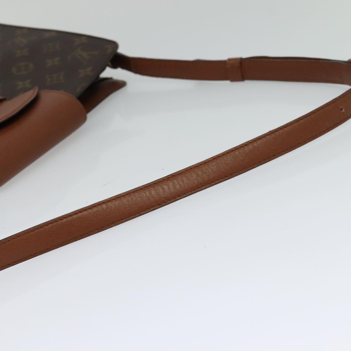 Louis Vuitton Courcelle Brown Canvas Shoulder Bag (Pre-Owned)