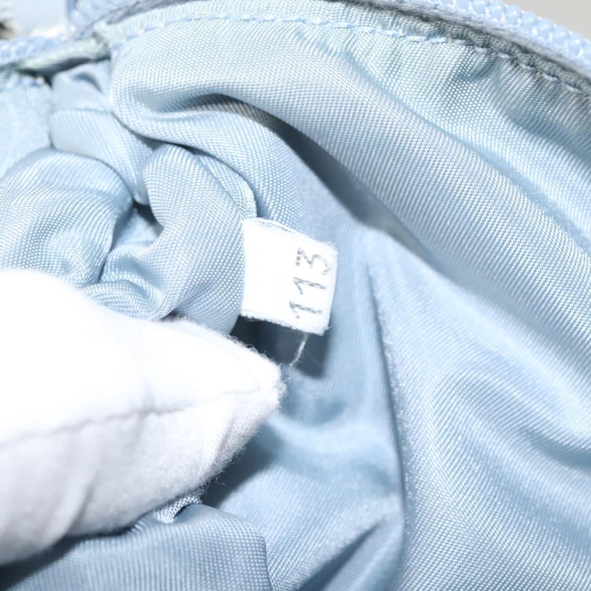 Prada Sports Blue Canvas Clutch Bag (Pre-Owned)