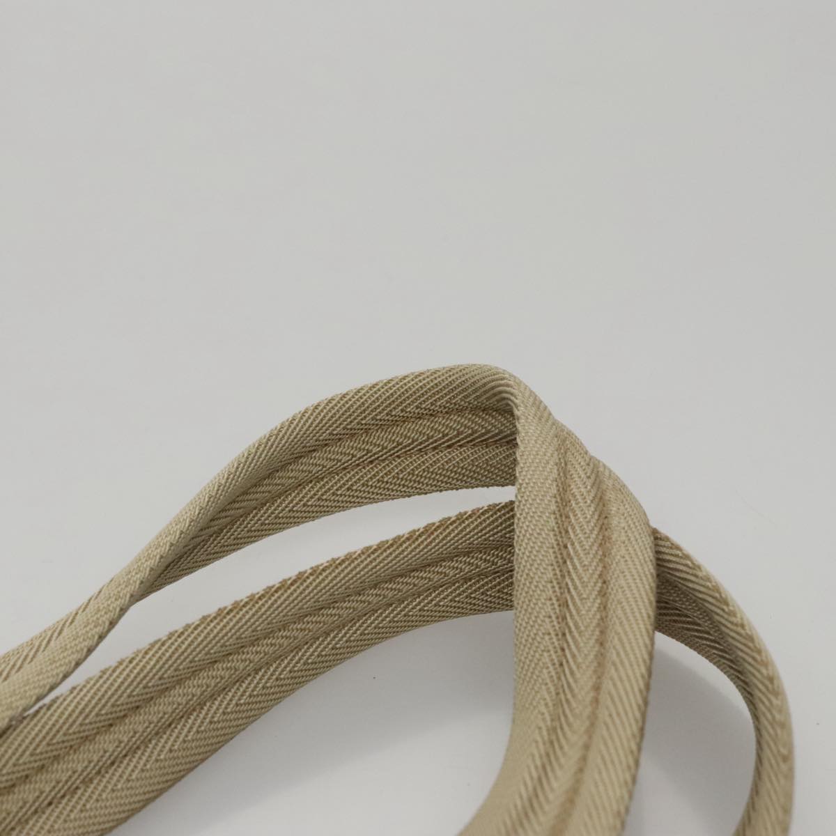 Prada Tessuto Beige Synthetic Shoulder Bag (Pre-Owned)