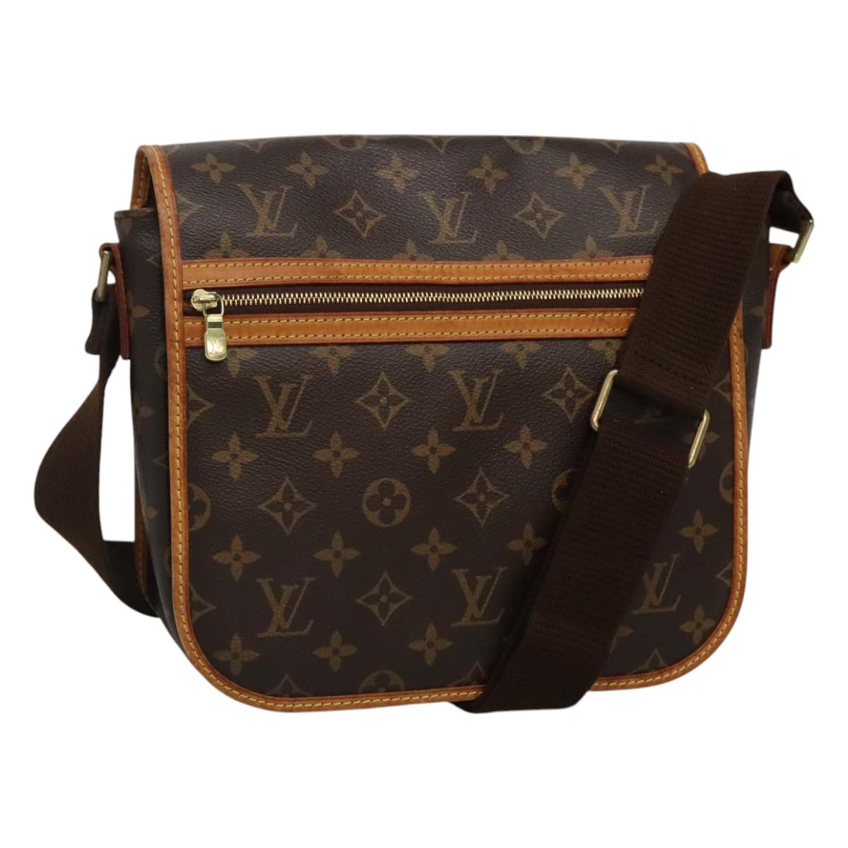 Louis Vuitton Bosphore Brown Canvas Shoulder Bag (Pre-Owned)