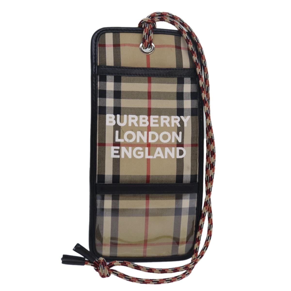 Burberry Nova Check Beige Canvas Wallet (Pre-Owned)