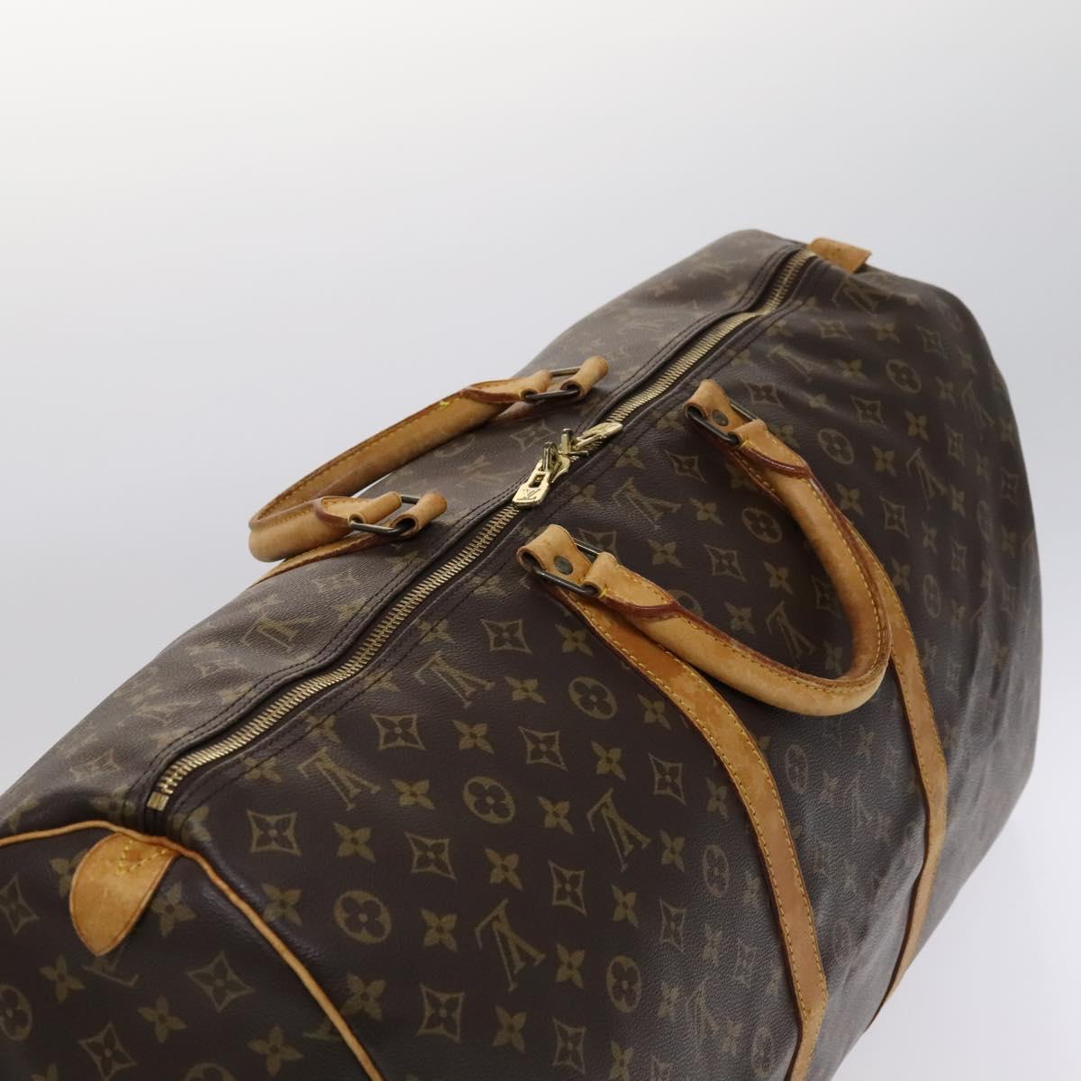 Louis Vuitton Keepall 60 Brown Canvas Travel Bag (Pre-Owned)
