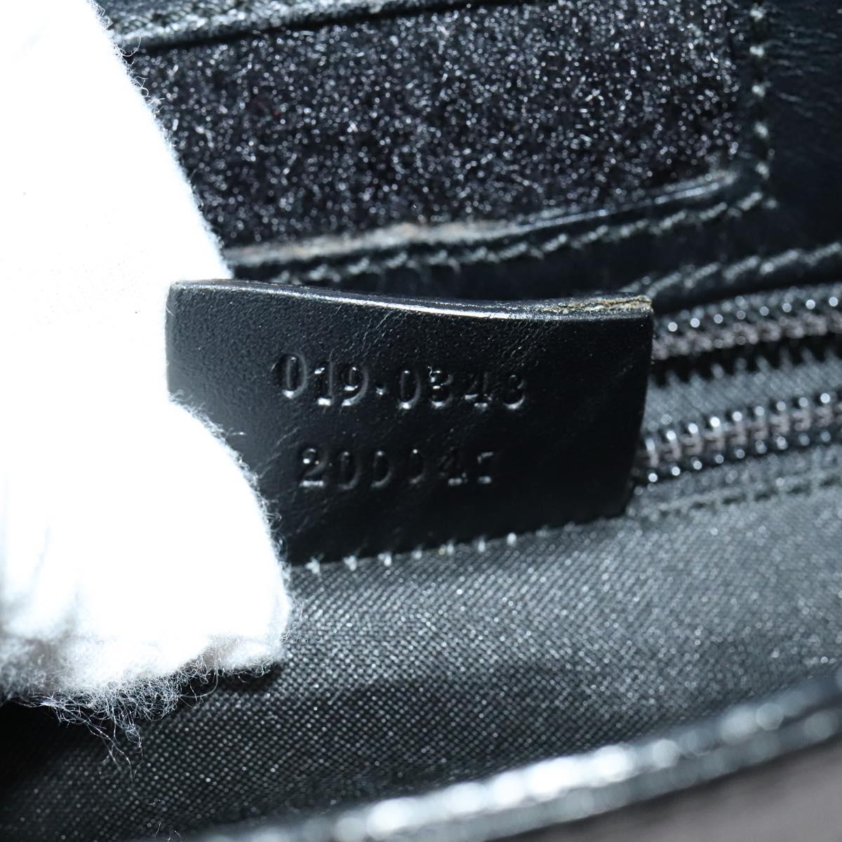 Gucci Gg Canvas Black Canvas Shoulder Bag (Pre-Owned)