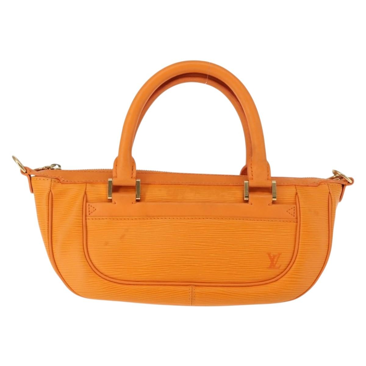 Louis Vuitton Danura Epi Orange Leather Handbag (Pre-Owned)