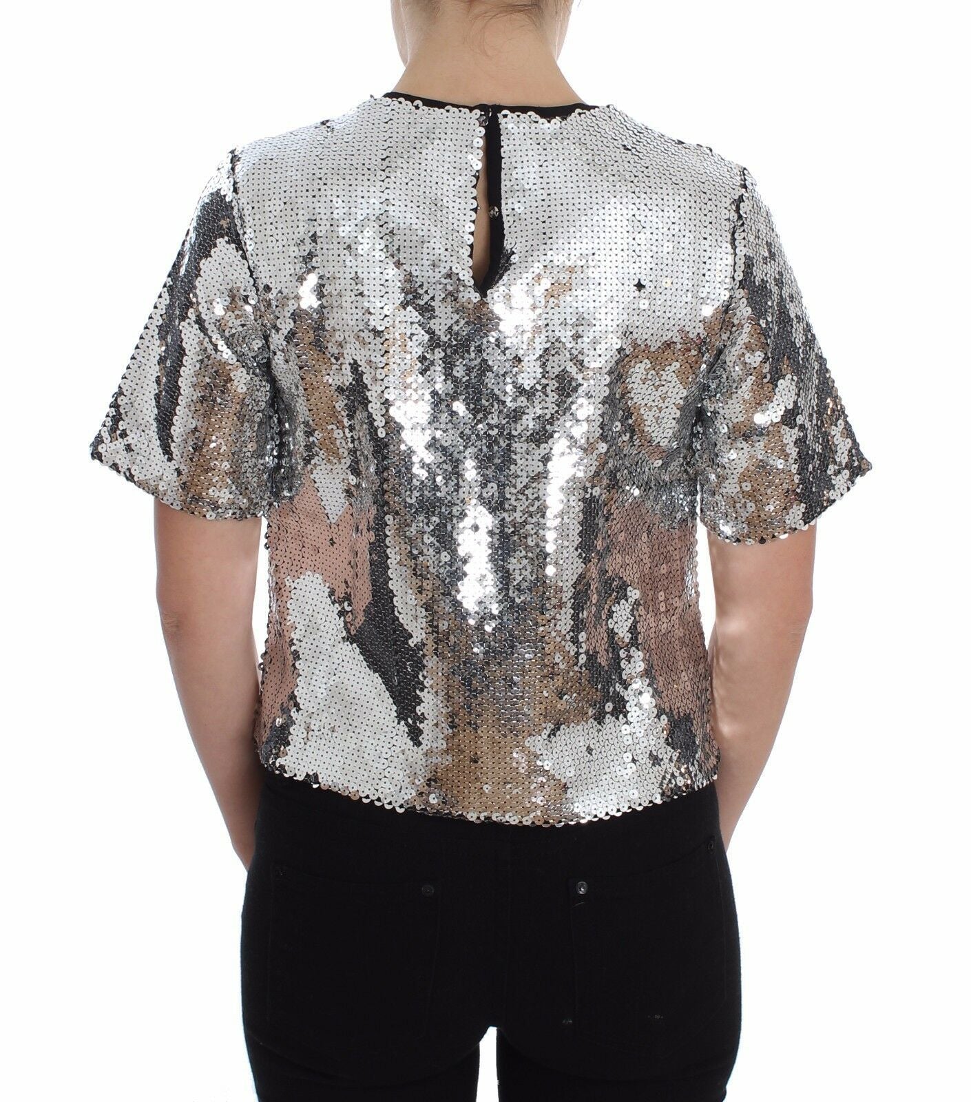 Dolce & Gabbana Sequined Elegance Women's Blouse